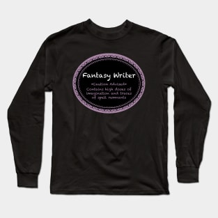 Fantasy Writer Label - Dark Shirts Long Sleeve T-Shirt
